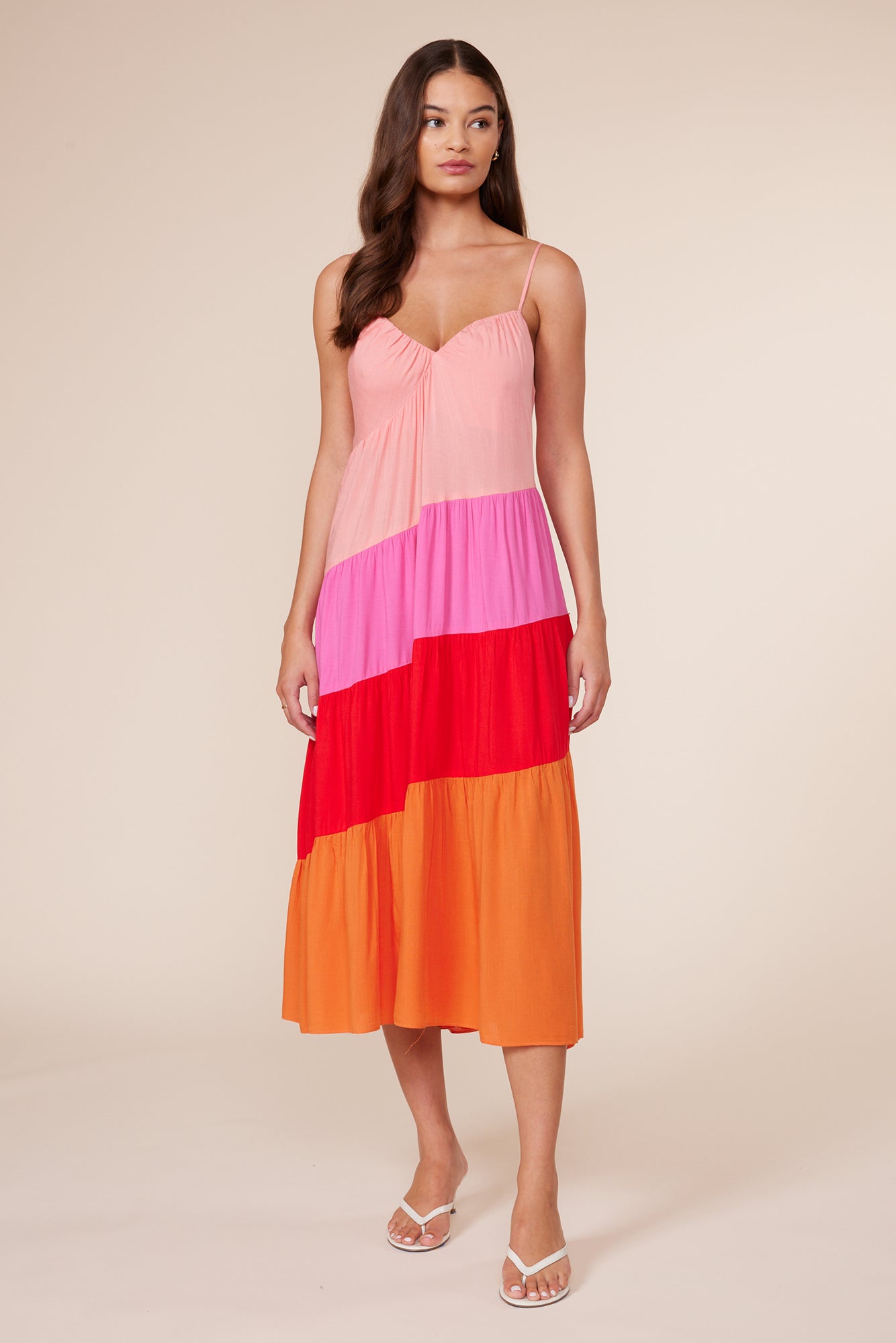 Express color outlet block dress