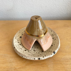 Incense Teepee and Plate | Various Colors