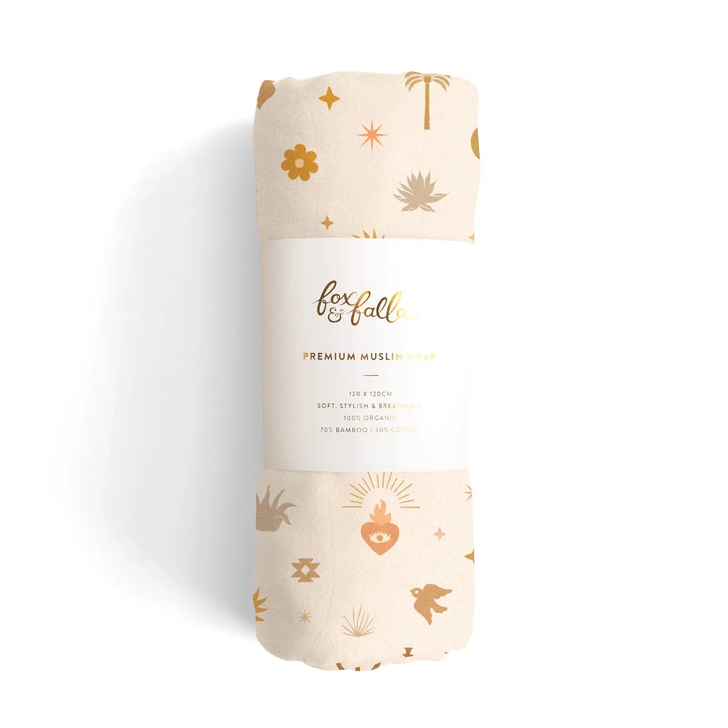 Sacred Amulets Organic Muslin Wrap Swaddle