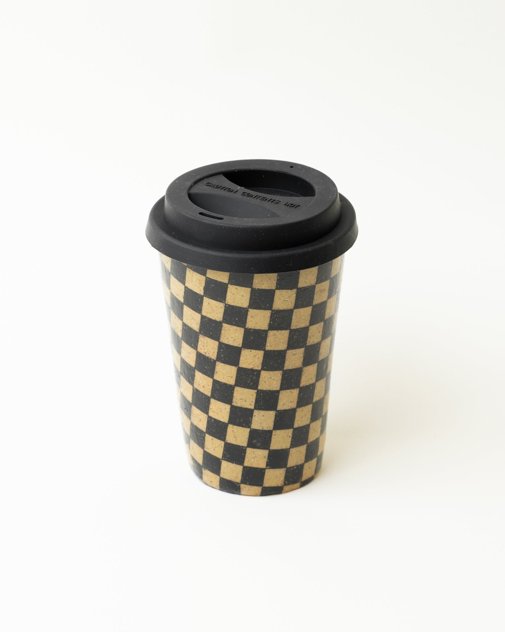 Checkered Travel Tumbler