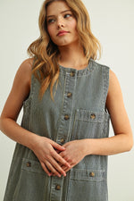 raleigh denim dress Raleigh Sleeveless Denim Dress