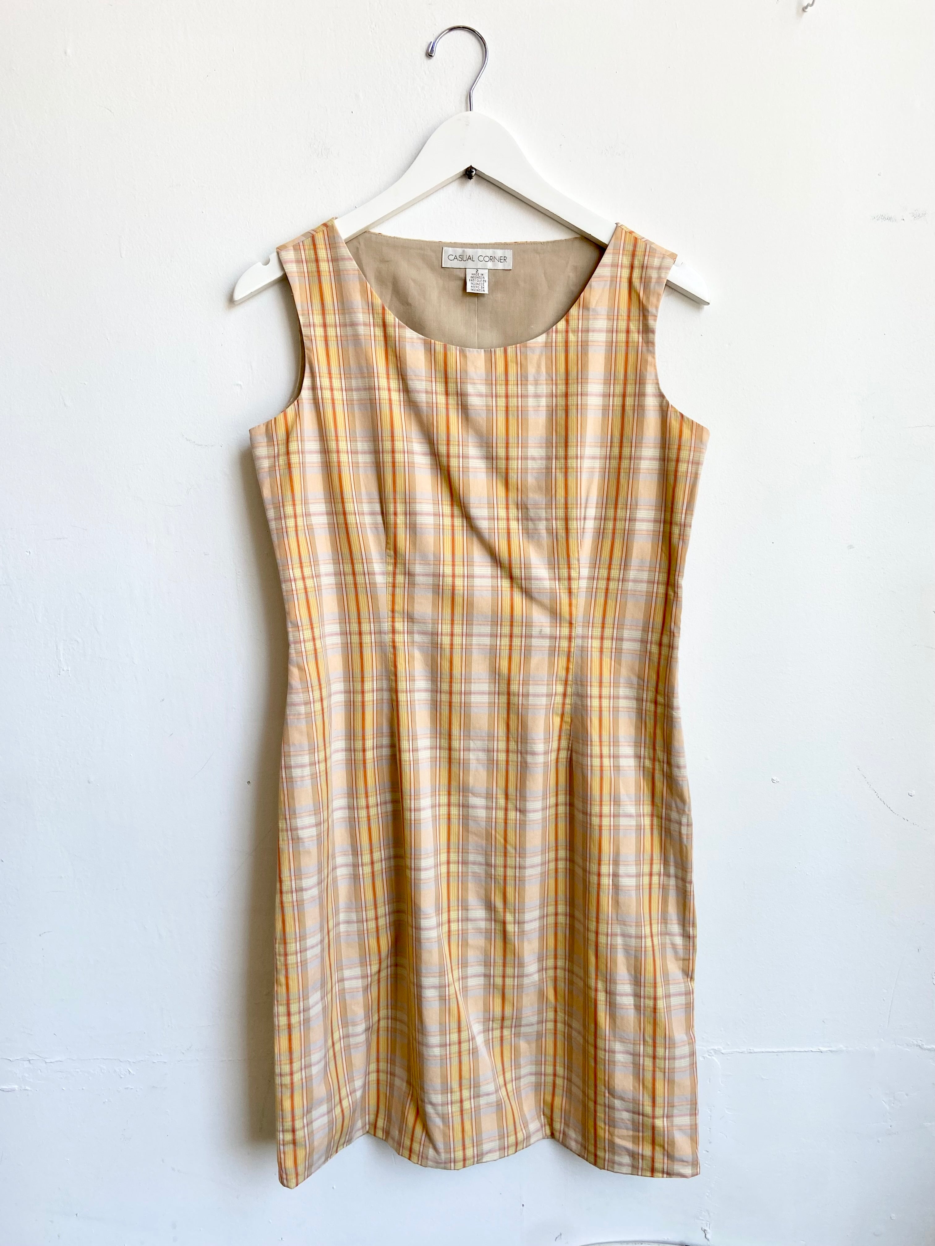 Casual Corner Spring Plaid Dress