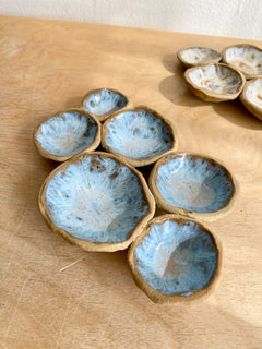 Asymmetrical Ceramic Jewelry Dishes | Multiple Colors