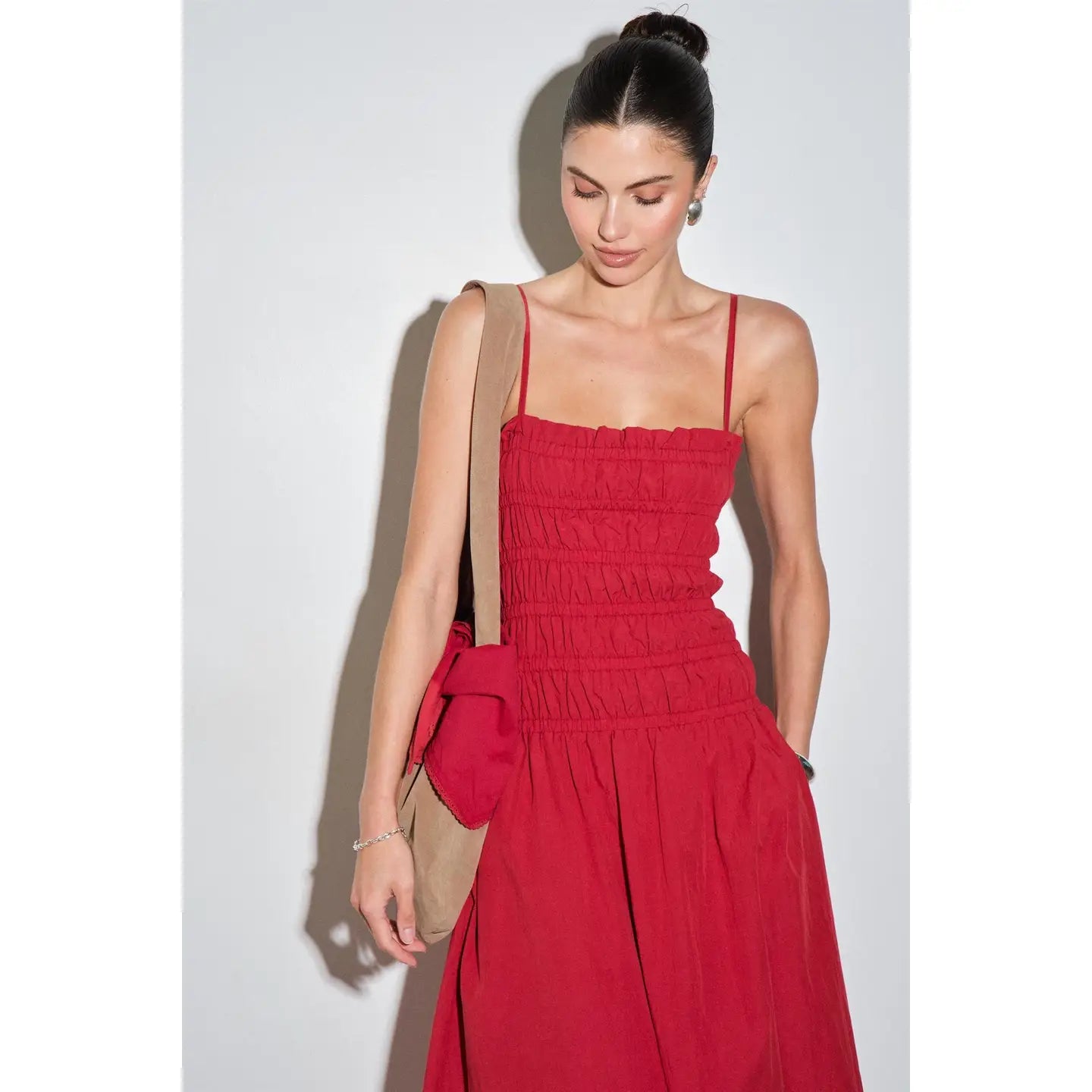 Colette Midi Dress & Scarf Set M Colette Midi Dress & Scarf Set M