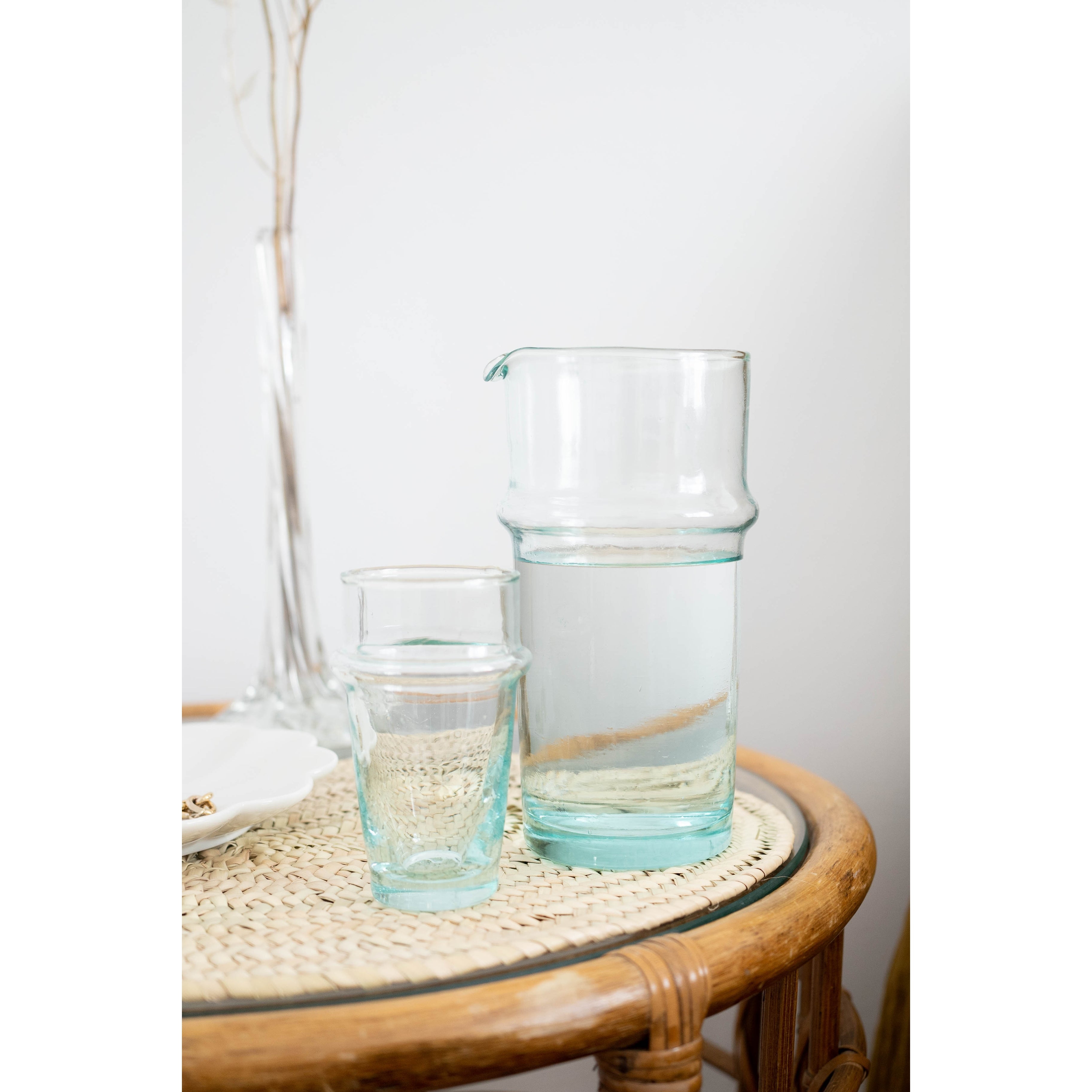 Clear Hand Blown Glass  small – Beatnik Fine Goods