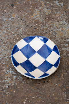 Checkered Print Dish